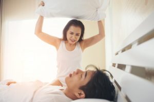 woman upset with man with sleep apnea in Columbus